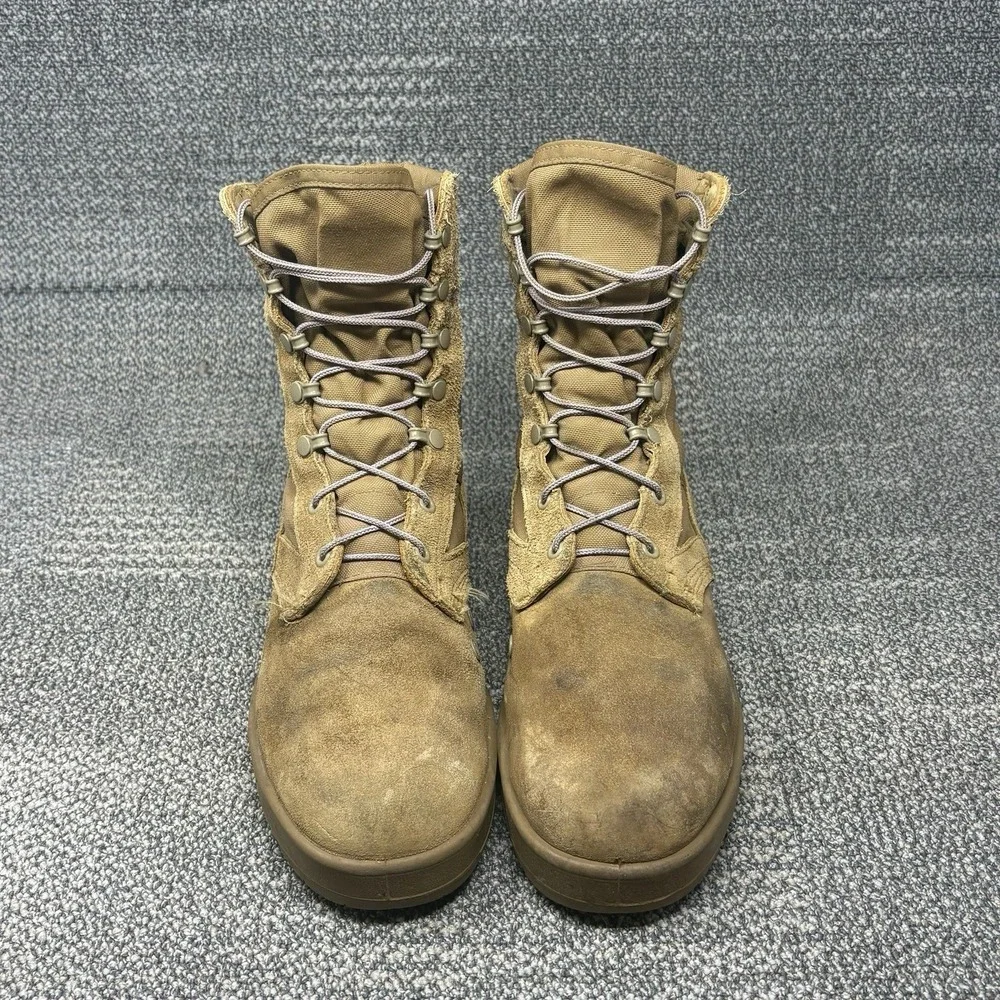 US Army Hot Weather Combat Boots Coyote Men's 8W Vibram Military Tactical USA